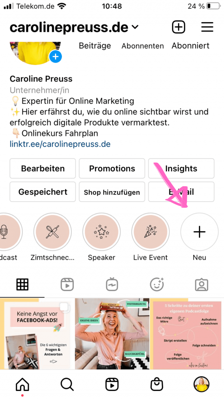 So verwendest du Instagram Story Highlights effektiv und sinnvoll Caroline Preuss
